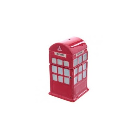 London Merchandise -London Phone Box Salt & Egg Cup (Set Sale E Portauovo)