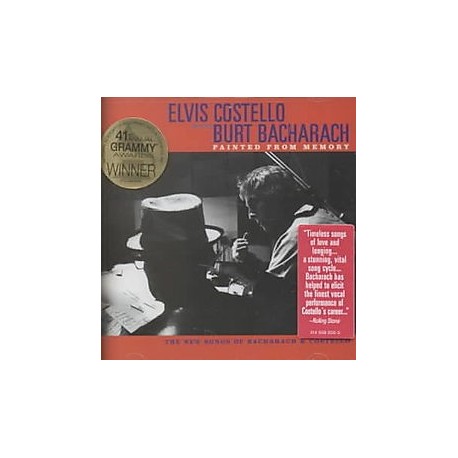 Elvis Costello With Burt Bacharach-Painted From Memory