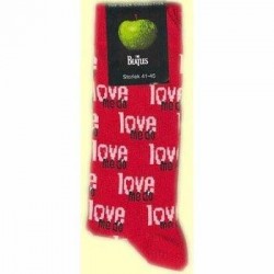 Beatles-Beatles Love Me Do Red Socks (Paio Calze)