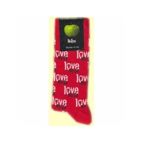 Beatles-Beatles Love Me Do Red Socks (Paio Calze)