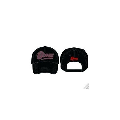 David Bowie-Bowie Flash Logo Cap (Cappellino)