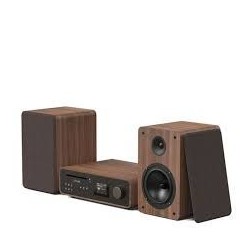 Stereo-Pure Classic Stereo Coffee Black/Walnut EU/UK