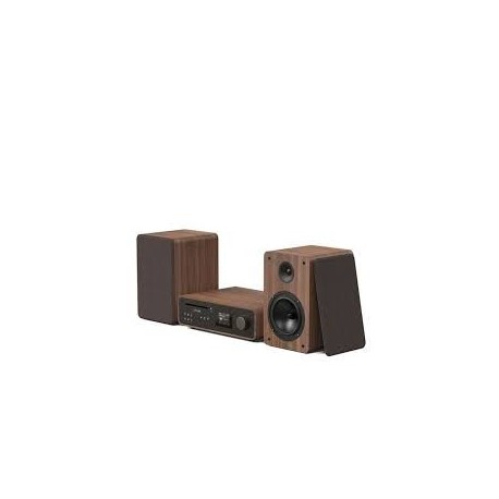 Stereo-Pure Classic Stereo Coffee Black/Walnut EU/UK