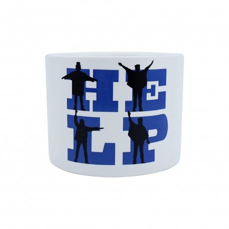 Beatles-Help Ceramic Pot (Vaso per Fiori 7cm)