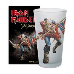 Iron Maiden-Trooper Pint Glass (Bicchiere)