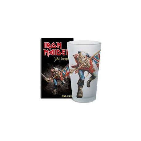 Iron Maiden-Trooper Pint Glass (Bicchiere)