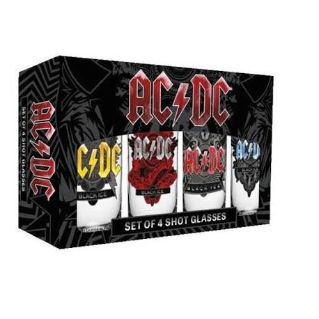 AC/DC-AC/DC Set Of 4 Shot Glasses